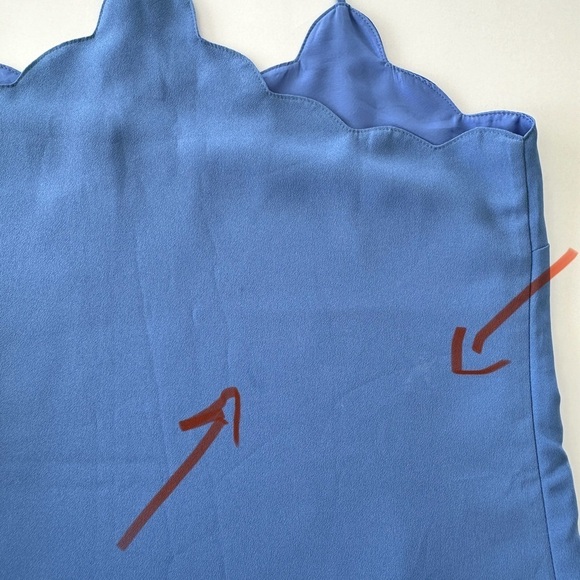 J. Crew camisole, scalloped neckline, racer back, adjustable  straps, lined - Picture 13 of 15